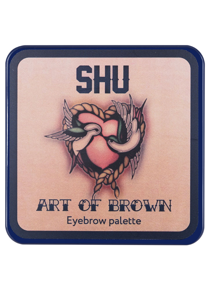 Палетка для макияжа бровей SHU Art Of Brown 202 Темно-коричневый
