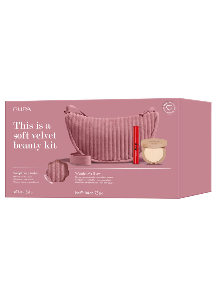 Набор косметический PUPA Kit Vamp! Sexy Lashes+Wonder Me Glow+City bag