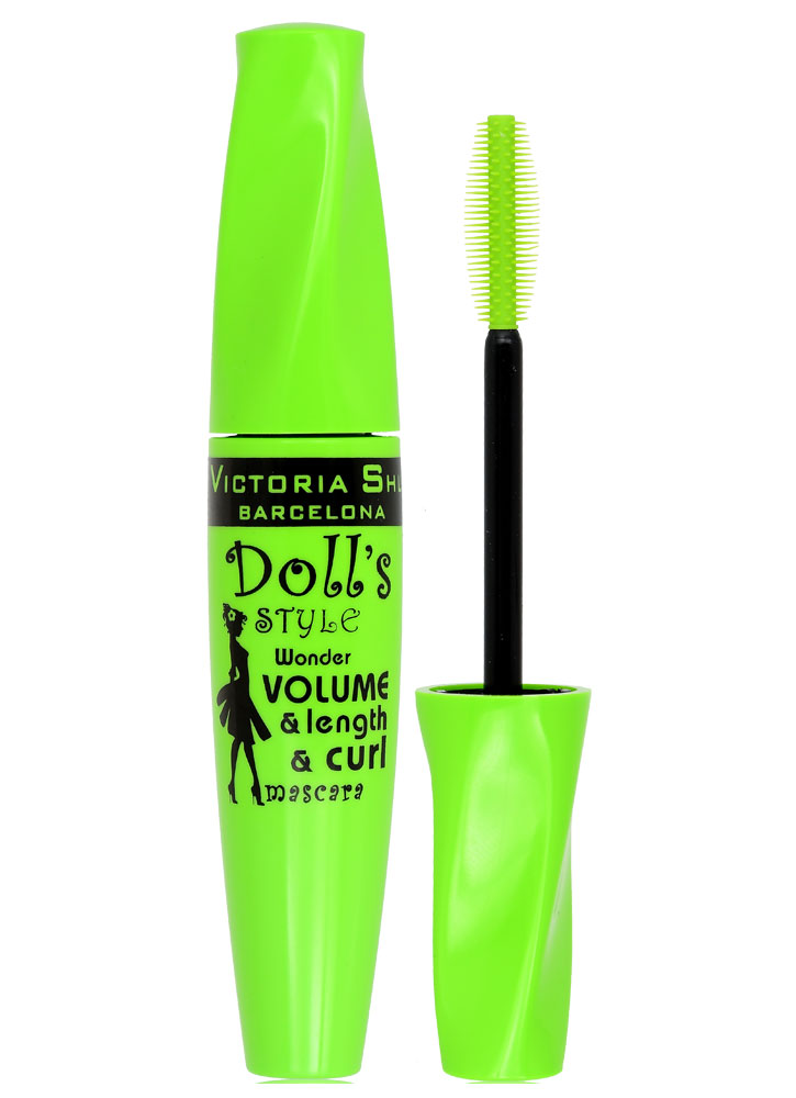 

Тушь для ресниц объемная и подкручивающая Черный VICTORIA SHU, Doll's Style All Lashes Volume&Curl