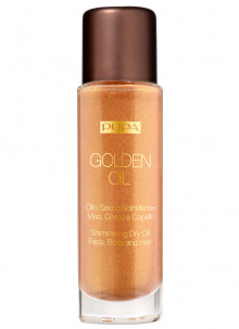 Масло сухое мерцающее Golden Oil тон 001