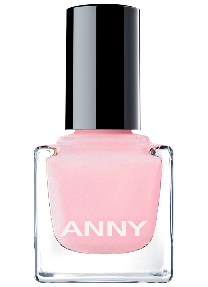 

Лак для ногтей Нежный розовый с белой искрой ANNY, Shades