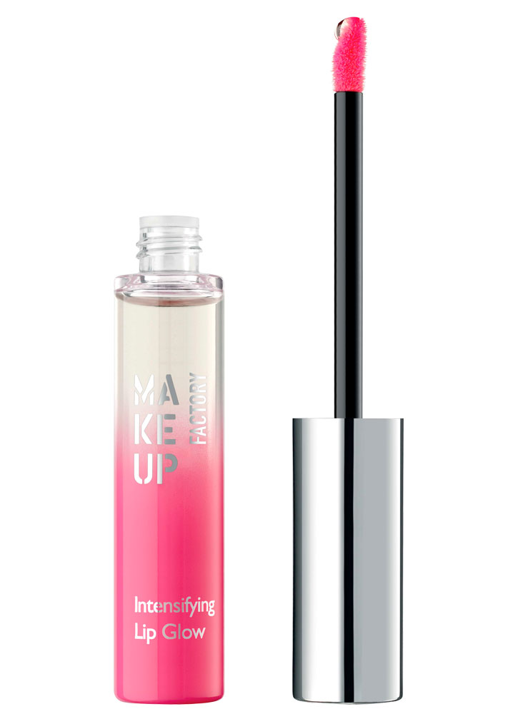 Блеск-бальзам для губ питательный Прозрачный розовый MAKE UP FACTORY Intensifying Lip Glow фото