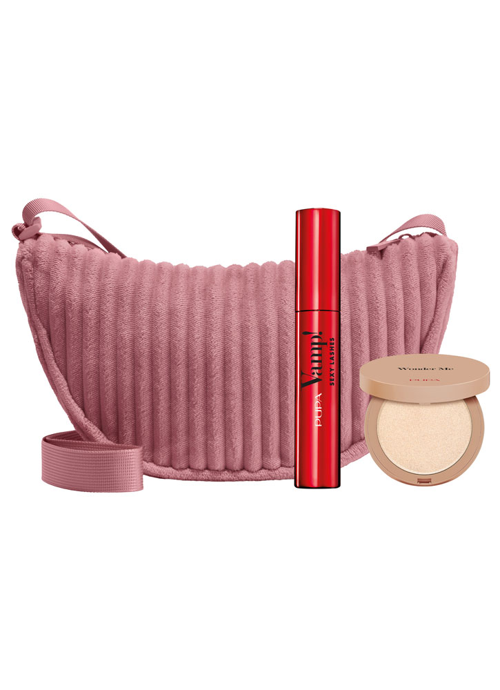 Набор косметический PUPA Kit Vamp! Sexy Lashes+Wonder Me Glow+City bag