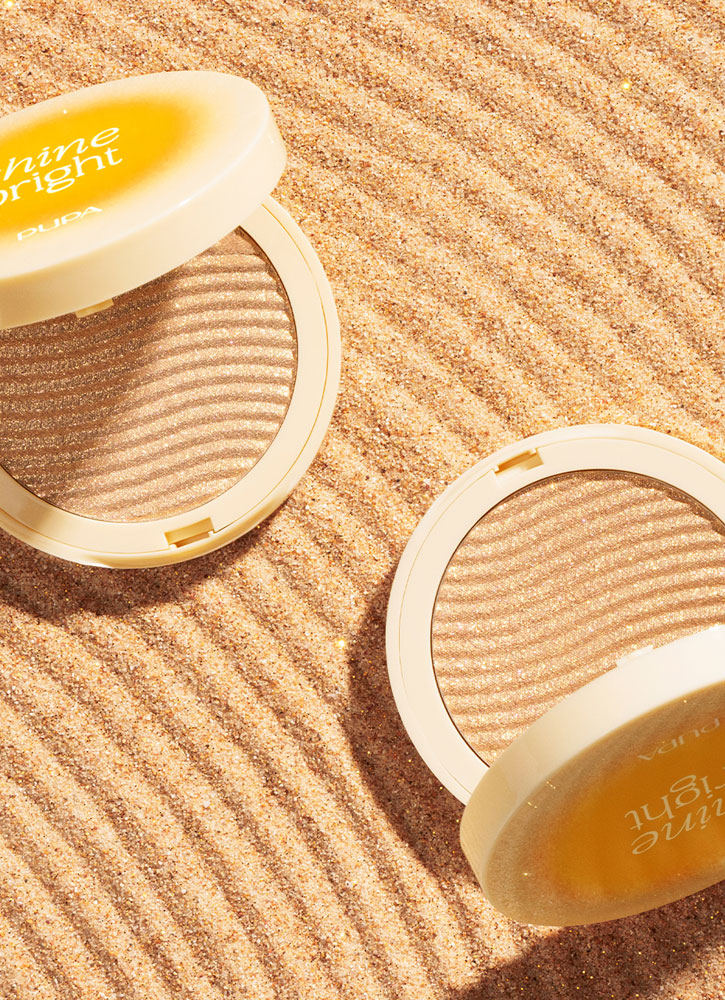 Хайлайтер для лица PUPA MILANO Shine Bright 001 Золотые дюны