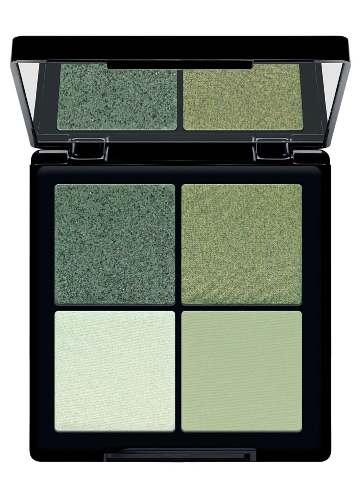 Палетка теней MAKE UP FACTORY Artist Studio Quad  52 Зеленый секрет