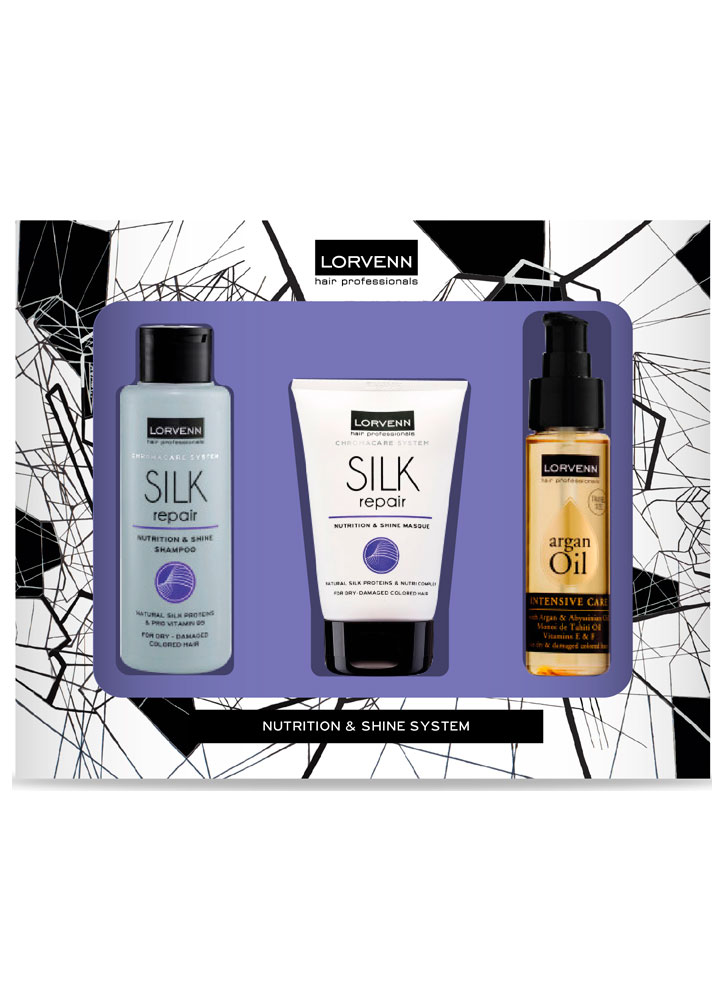 

Набор для ухода за волосами LORVENN, SILK REPAIR