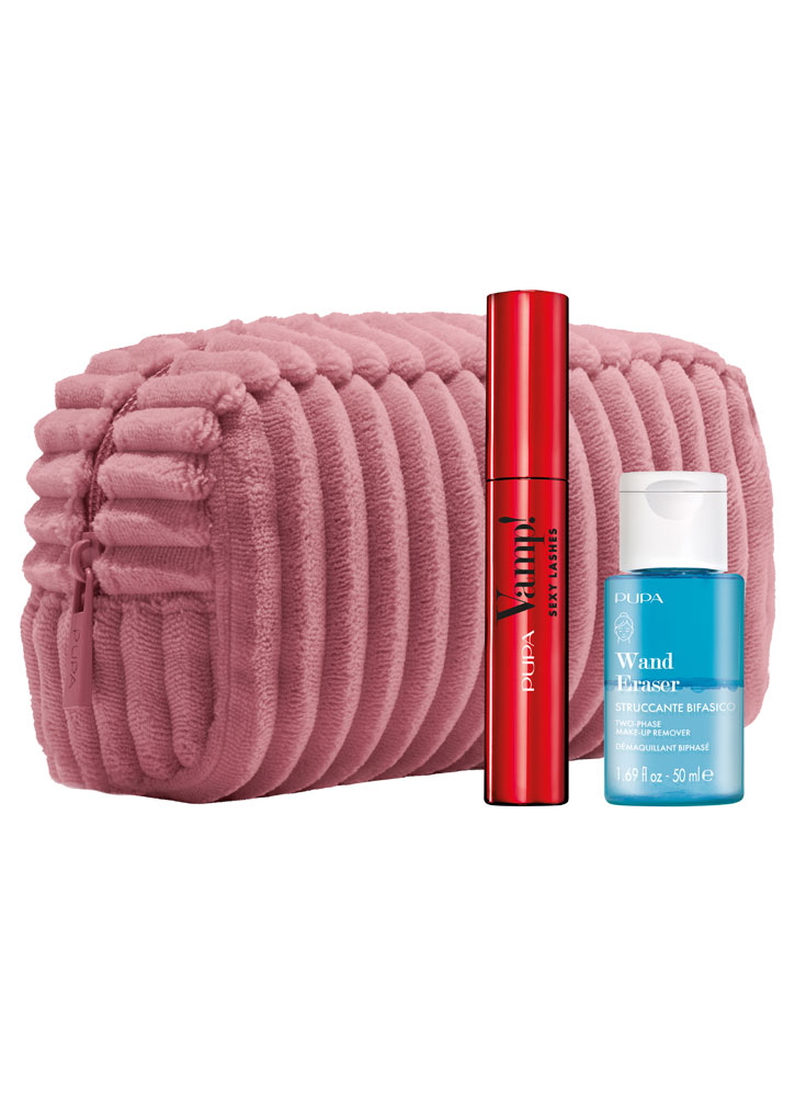 Набор косметический PUPA Kit Vamp! Sexy Lashes+Wand Eraser+Pochette