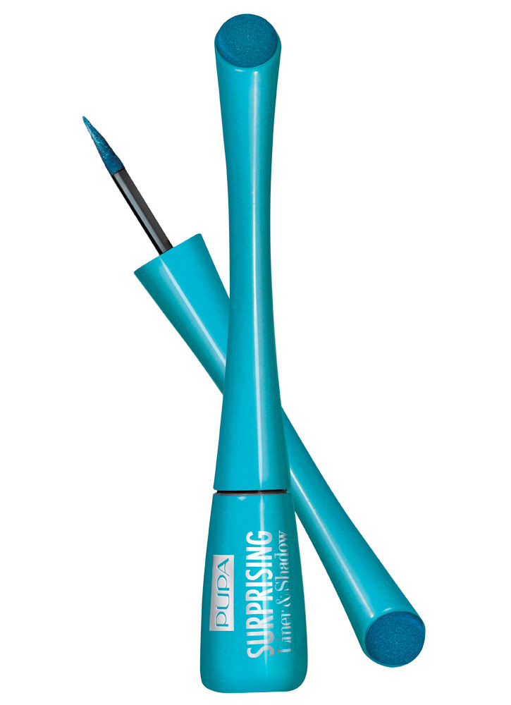 

Подводка для глаз и жидкие тени 2в1 Яркий кобальтовый PUPA, SURPRISING LINER&SHADOW