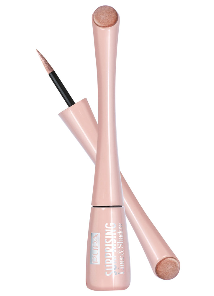 

Подводка для глаз и жидкие тени 2в1 Чайная роза PUPA, SURPRISING LINER&SHADOW