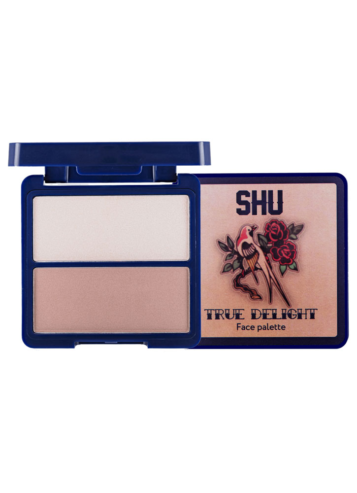 Палетка для лица SHU True Delight 331 Холодный коричневый