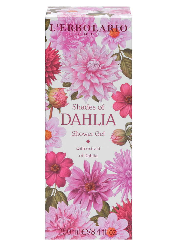 Гель для душа с ароматом георгина L'ERBOLARIO Shades of Dahlia