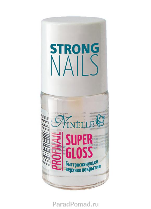 Покрытие верхнее быстросохнущее Super Gloss Profnail Покрытие верхнее быстросохнущее Super Gloss Profnail