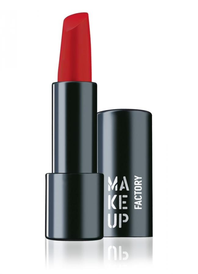 

Помада для губ полуматовая Чисто-красный MAKE UP FACTORY