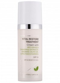 Крем восстанавливающий для сухой/чувствительной кожи Vital Restore Treatment Cream SPF15 SEVENTEEN