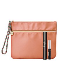 Набор Тушь Vamp!Mascara All in One+гель для бровей Eyebrow Fixing Gel+косметичка