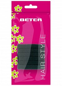 Набор черных резинок для волос (6 шт.) BETER