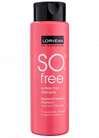 Шампунь безсульфатный для ослабленных и поврежденных волос Sulfate Free Shampoo So Free 300 мл  LORVENN
