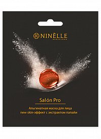 Маска для лица альгинатная New skin-эффект с экстрактом папайи Salon Pro NINELLE