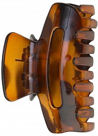 Заколка "краб" классическая 6 см коричневая BETER